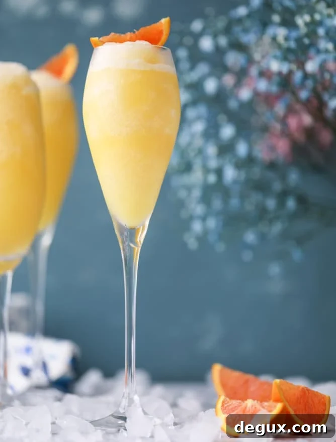 frozen mimosas I howsweeteats.com