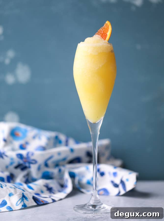 frozen mimosas I howsweeteats.com