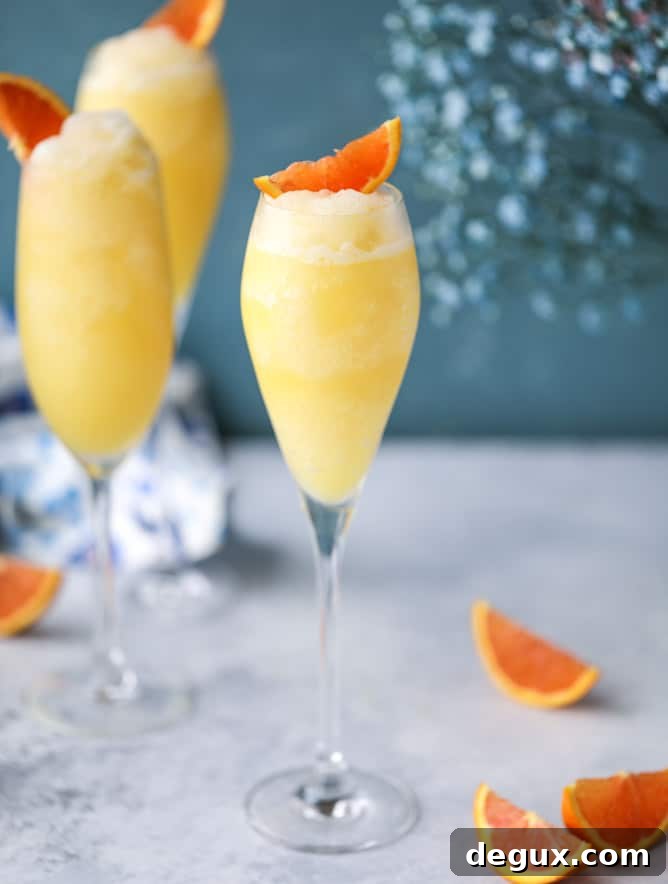 frozen mimosas I howsweeteats.com