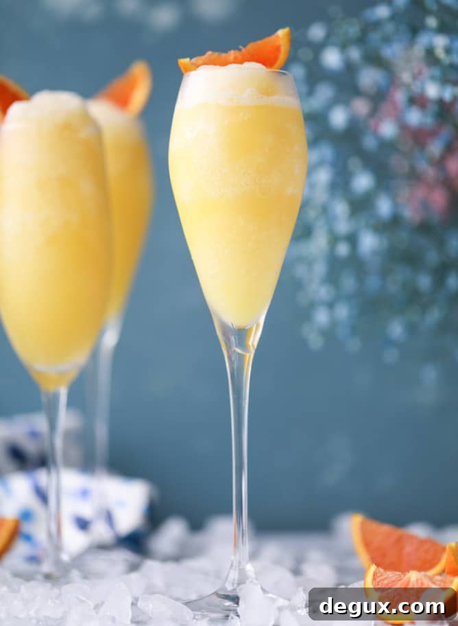 frozen mimosas I howsweeteats.com