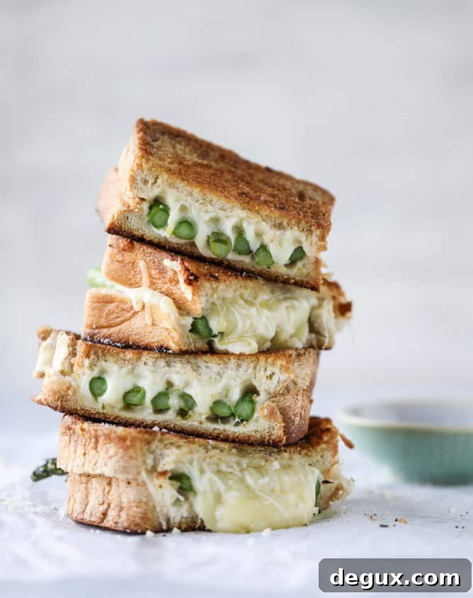 Grilled Asparagus and Brown Butter Dijon Cheese Sandwich 7 asparagus grilled cheese with brown butter & dijon I howsweeteats.com