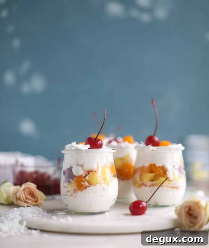 Ambrosia Whipped Yogurt Fruit Parfait Recipe 2 ambrosia whipped yogurt fruit parfaits I howsweeteats.com