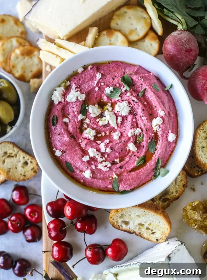 Spring Cheese Board with Beet-Whipped Feta and Seasonal Pairings 6 late spring cheese board with beet whipped feta I howsweeteats.com