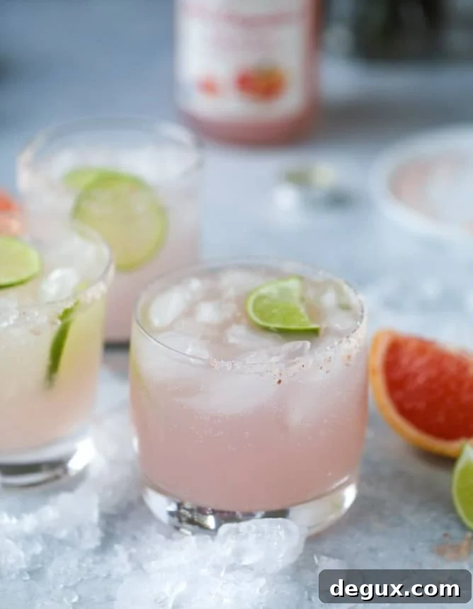 Grapefruit Lime Spritzer Mocktail Recipe – Refreshing Citrus Drink 4 grapefruit lime spritzers (a mocktail!) I howsweeteats.com