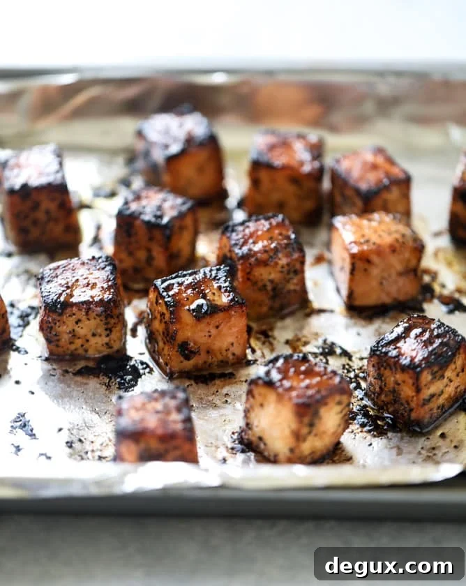 blackened salmon caprese skewers I howsweeteats.com 