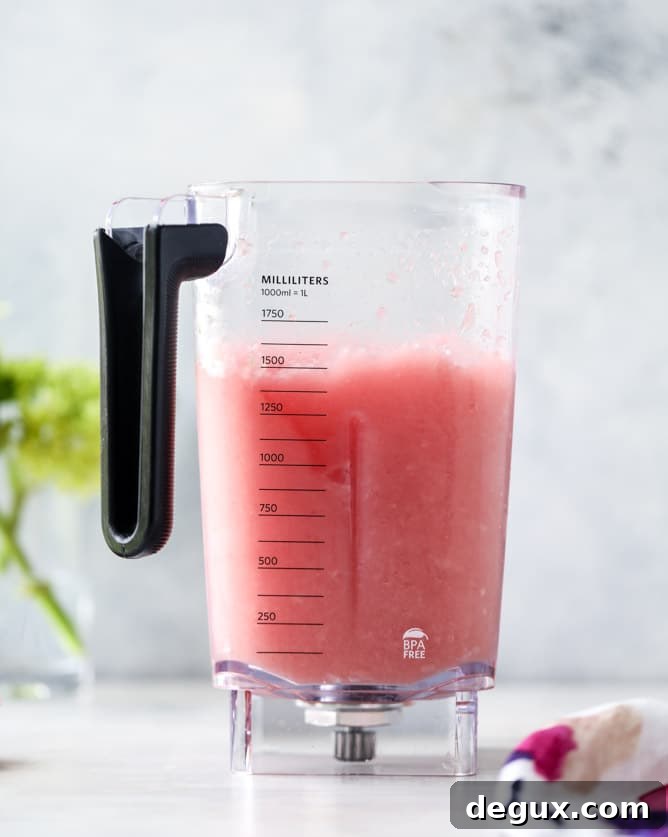 watermelon frosé I howsweeteats.com 