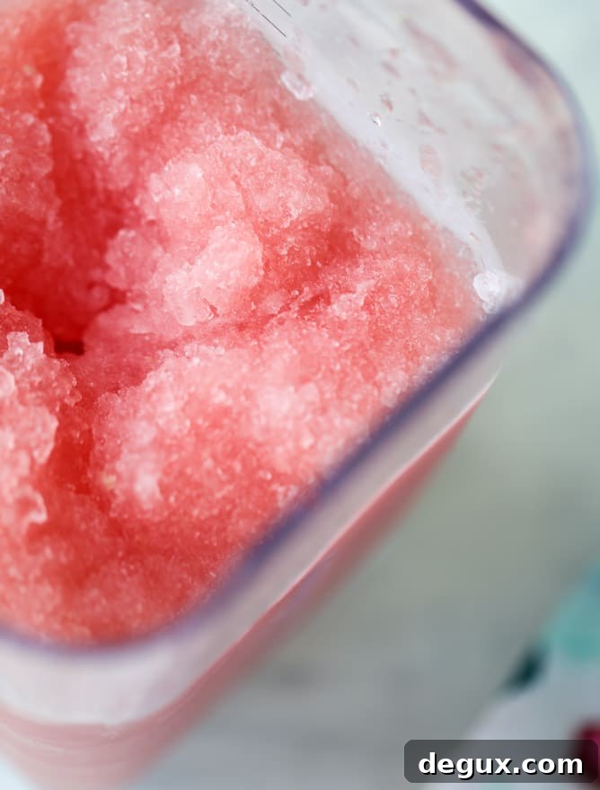 watermelon frosé I howsweeteats.com 
