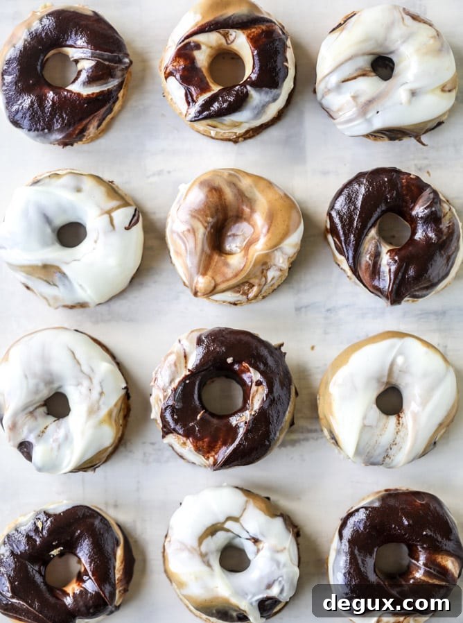 Triple-Dipped Chocolate Peanut Butter Doughnuts Recipe 6 triple dipped chocolate peanut butter doughnuts I howsweeteats.com