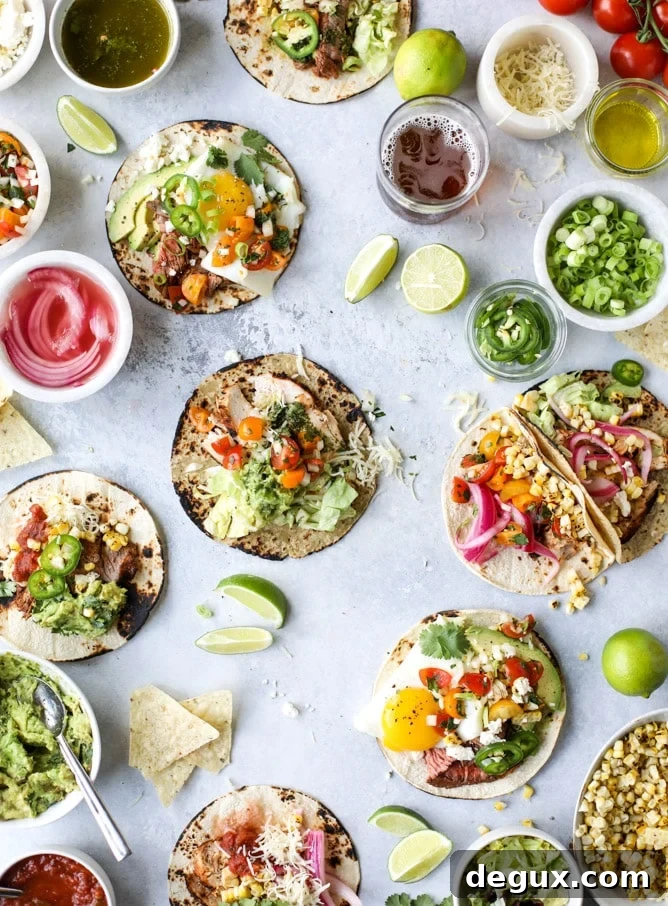 Father’s Day Taco Bar Setup: Tips for a Festive DIY Spread 2 how to set up a taco bar for father's day I howsweeteats.com