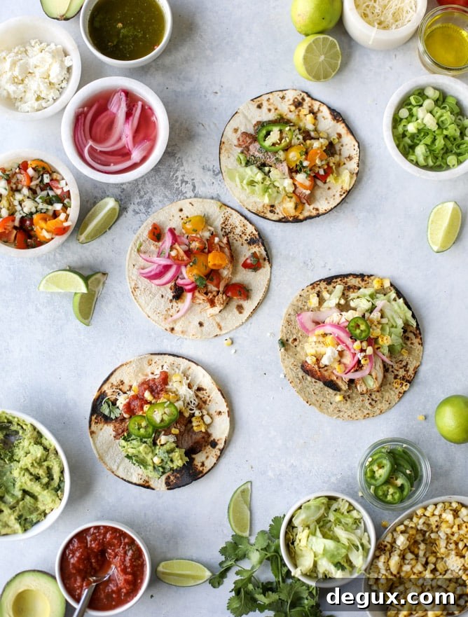 Father’s Day Taco Bar Setup: Tips for a Festive DIY Spread 6 how to set up a taco bar for father's day I howsweeteats.com