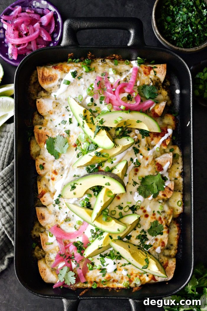 Cheesy Beef Enchiladas with Salsa Verde Recipe 16 Cheesy Beef Enchiladas Verde