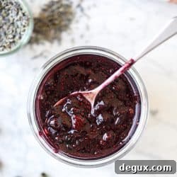 Blueberry Lavender Chia Jam Recipe for Overnight Toasts 8 img 50124 8