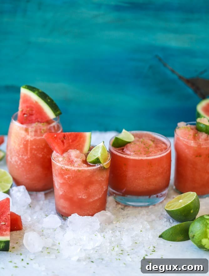 frozen watermelon lime agua fresca