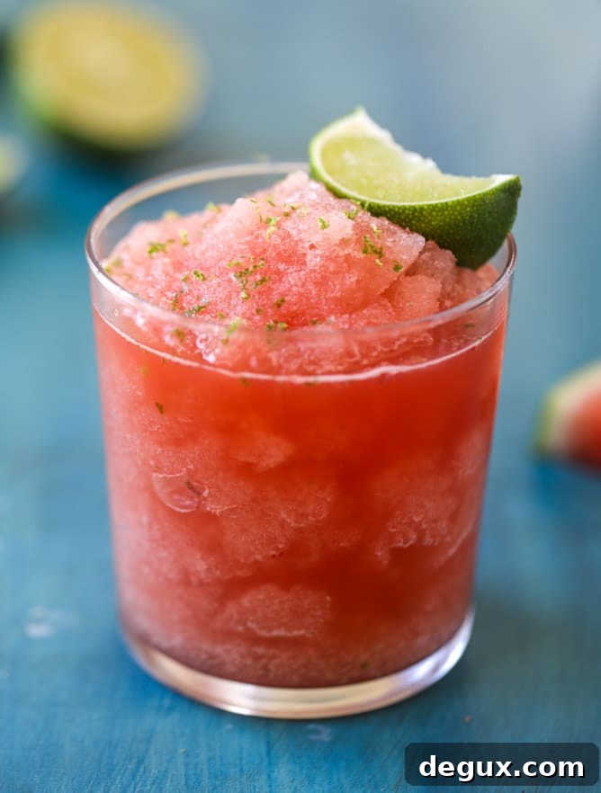 frozen watermelon lime agua fresca