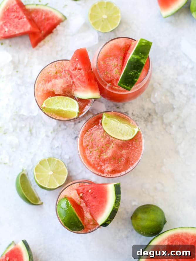 frozen watermelon lime agua fresca