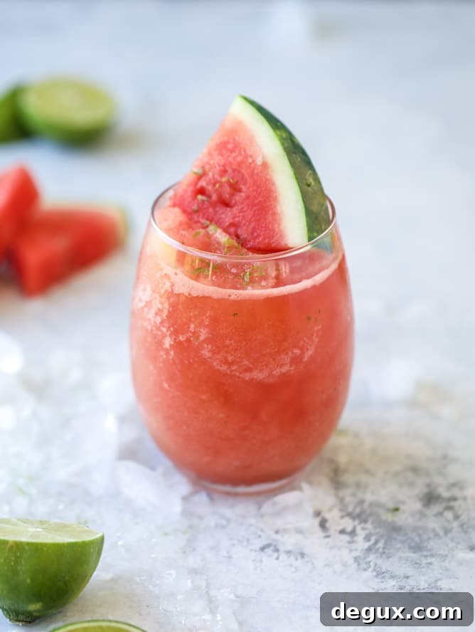 frozen watermelon lime agua fresca