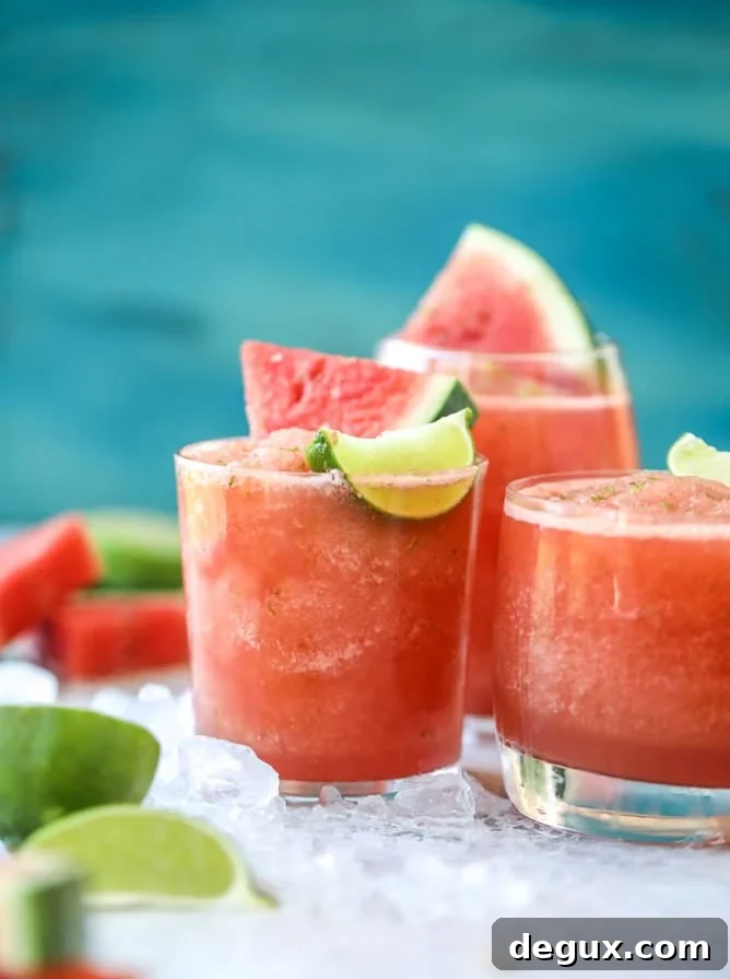 frozen watermelon lime agua fresca