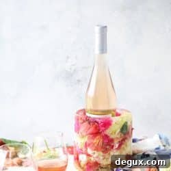 DIY Floral Ice Bucket Tutorial (Video Guide) 5 img 50220 4