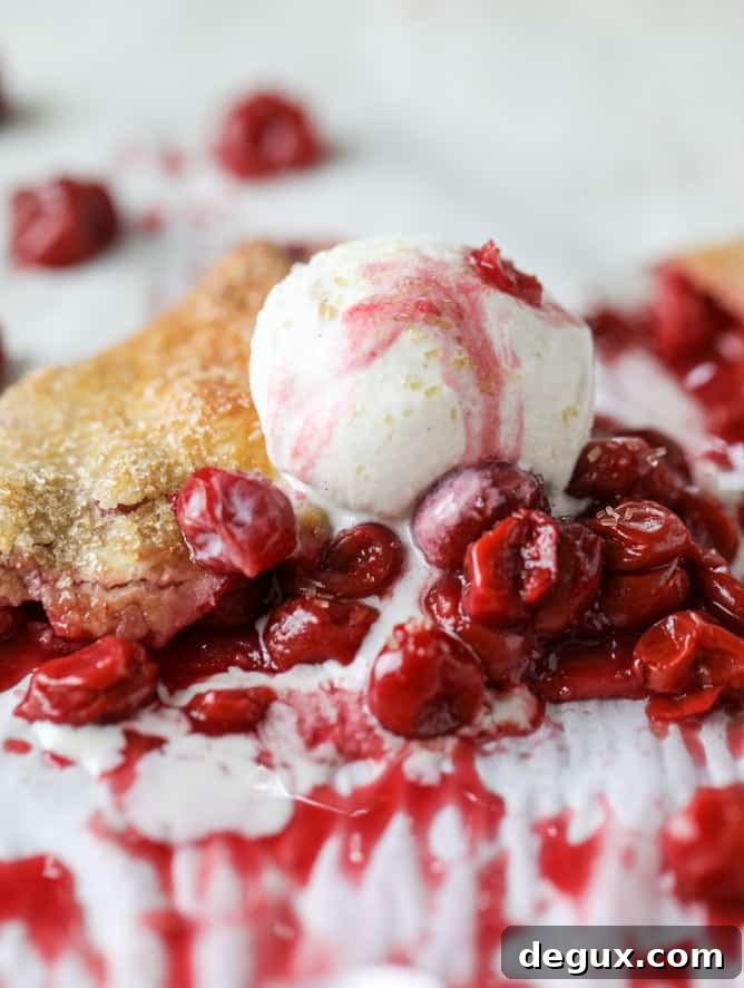 Sour Cherry Galette Recipe: Flaky Crust and Tart Filling 12 the best sour cherry galette I howsweeteats.com