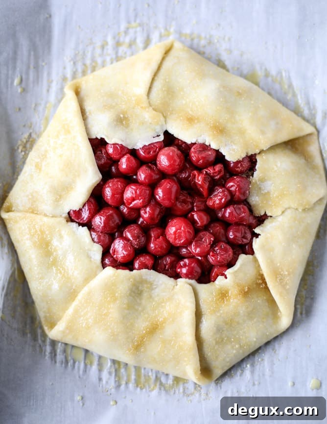 Sour Cherry Galette Recipe: Flaky Crust and Tart Filling 6 the best sour cherry galette I howsweeteats.com