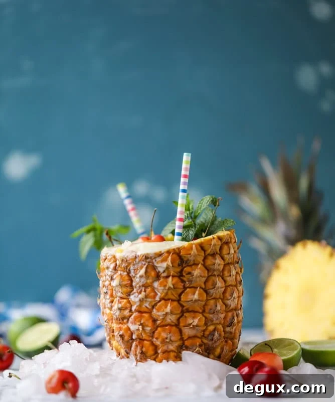 piña colada mocktails I howsweeteats.com