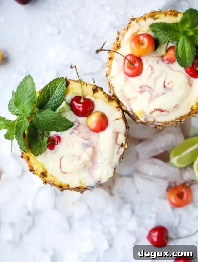 piña colada mocktails I howsweeteats.com