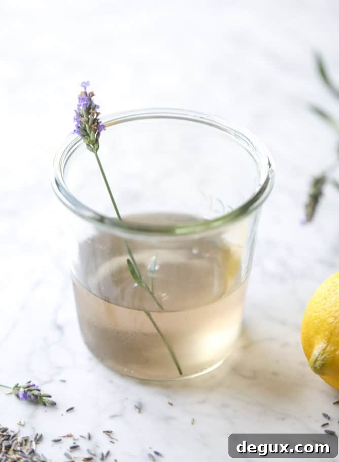 lavender mint lemonade recipe I howsweeteats.com