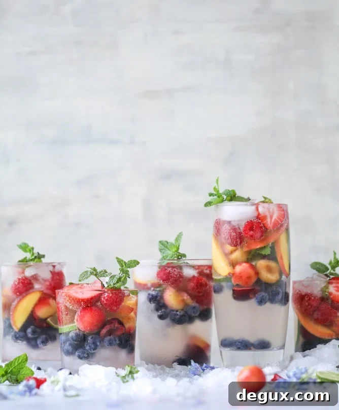 rainbow coconut water spritzers I howsweeteats.com