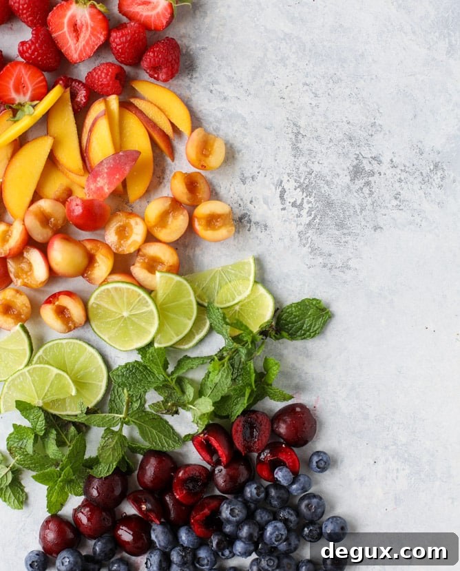 rainbow coconut water spritzers I howsweeteats.com