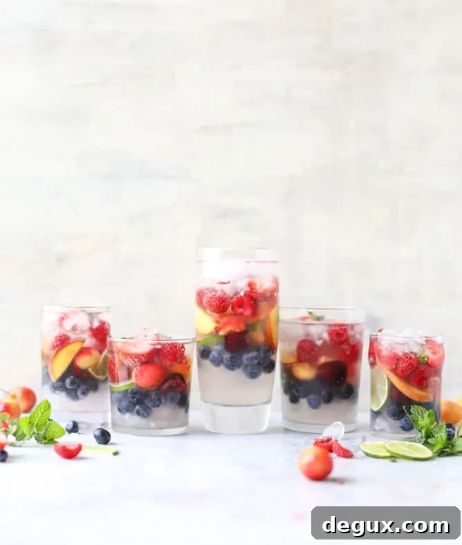 rainbow coconut water spritzers I howsweeteats.com