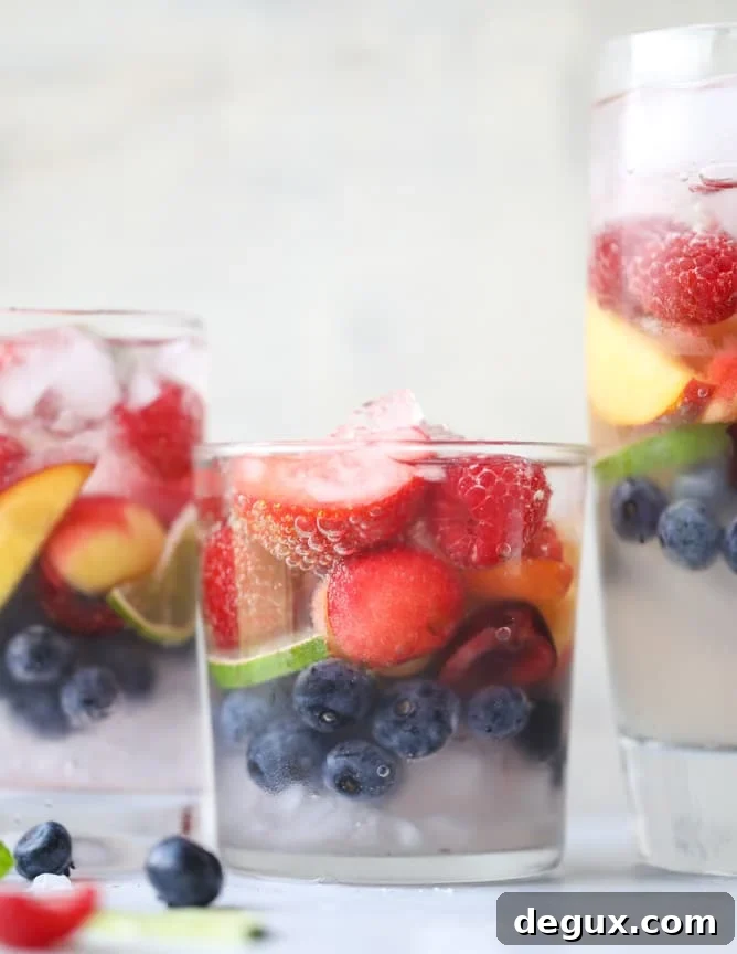 rainbow coconut water spritzers I howsweeteats.com