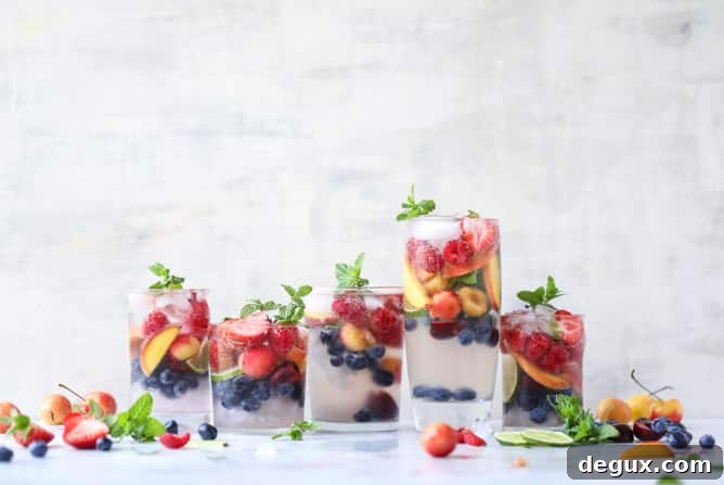 rainbow coconut water spritzers I howsweeteats.com