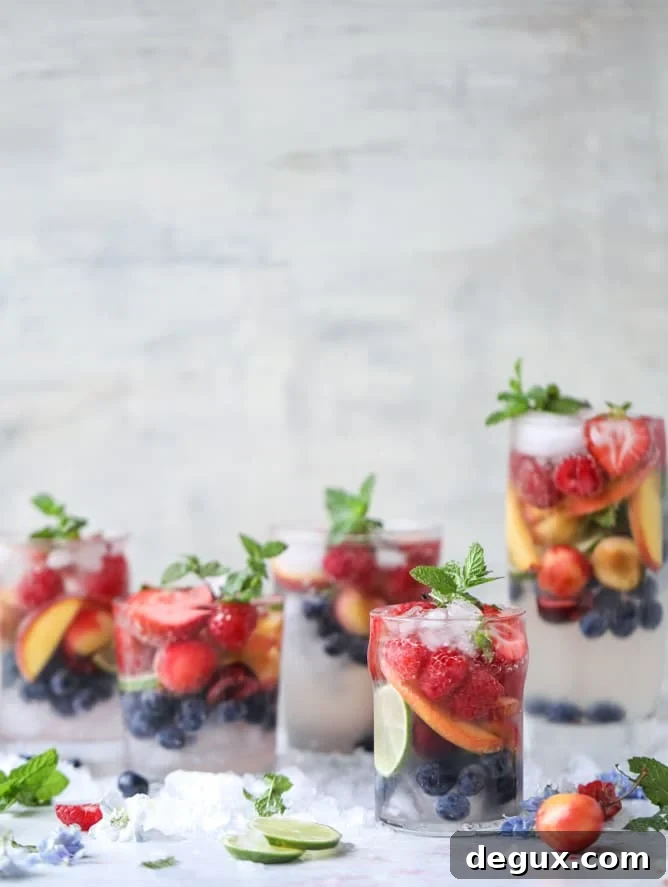 rainbow coconut water spritzers I howsweeteats.com