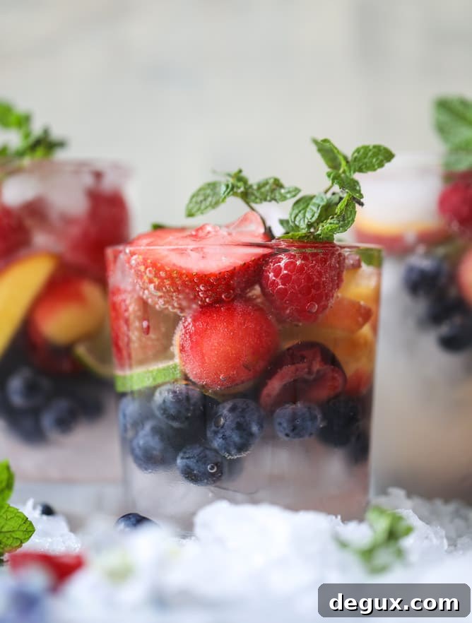 rainbow coconut water spritzers I howsweeteats.com