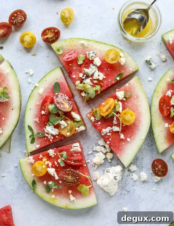 watermelon salad wedges I howsweeteats.com