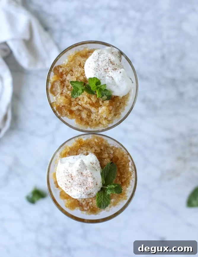 mojito coffee granita I howsweeteats.com 