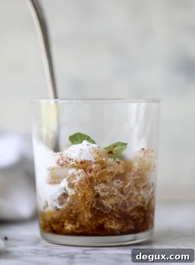 mojito coffee granita I howsweeteats.com 