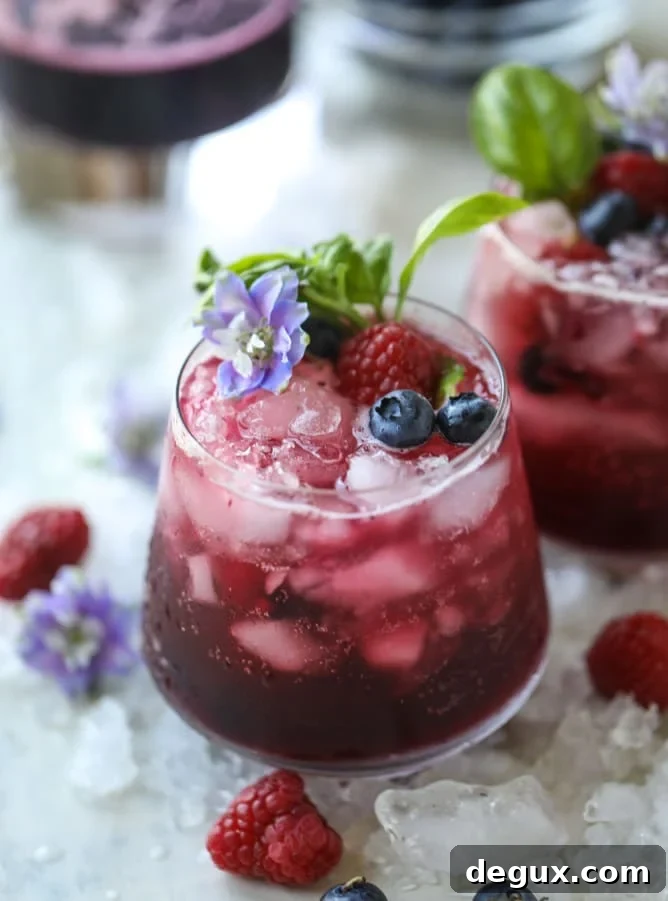 honey berry kombucha smash I howsweeteats.com