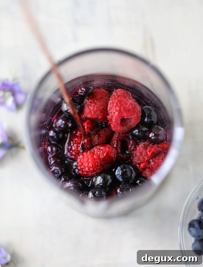 honey berry kombucha smash I howsweeteats.com