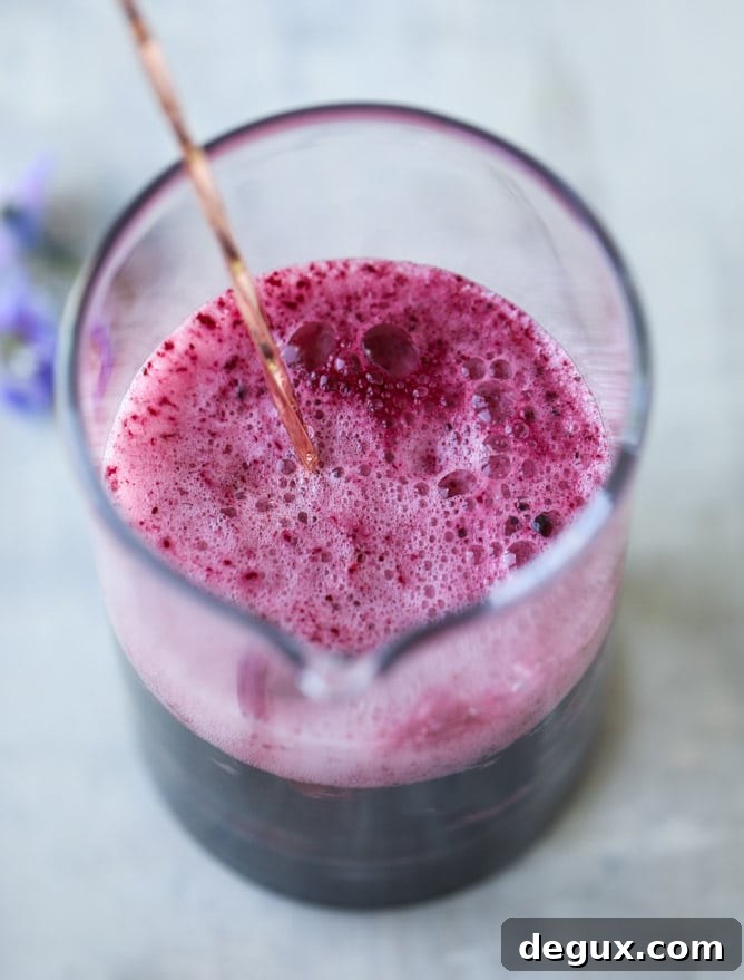 honey berry kombucha smash I howsweeteats.com