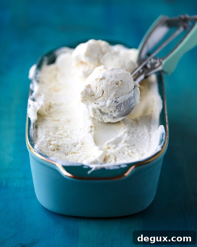 No-Churn Ricotta Ice Cream Recipe — Creamy, No-Machine Dessert 4 no-churn ricotta ice cream I howsweeteats.com