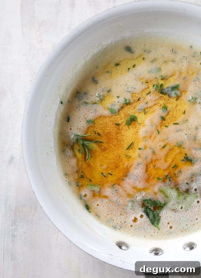 toasted gnocchi with herb brown butter I howsweeteats.com