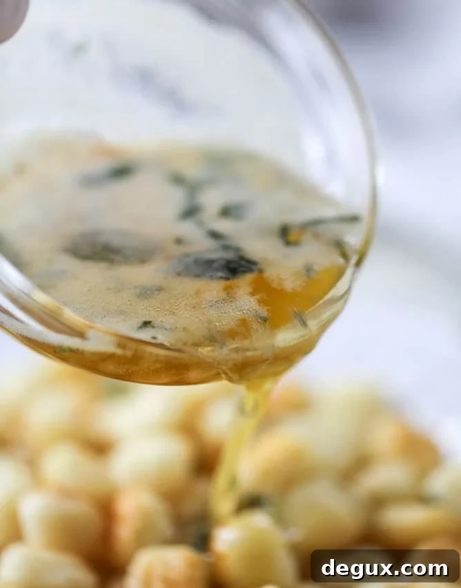 toasted gnocchi with herb brown butter I howsweeteats.com