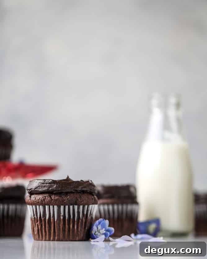 Chocolate Zucchini Cupcakes with Creamy Avocado Fudge Frosting 11 chocolate zucchini cupcakes with avocado frosting I howsweeteats.com