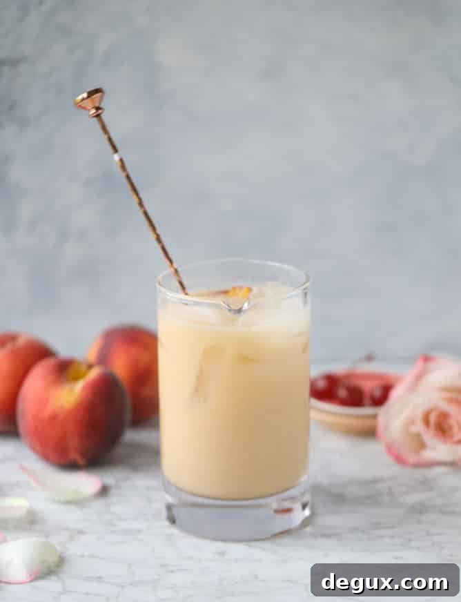 iced peach colada I howsweeteats.com