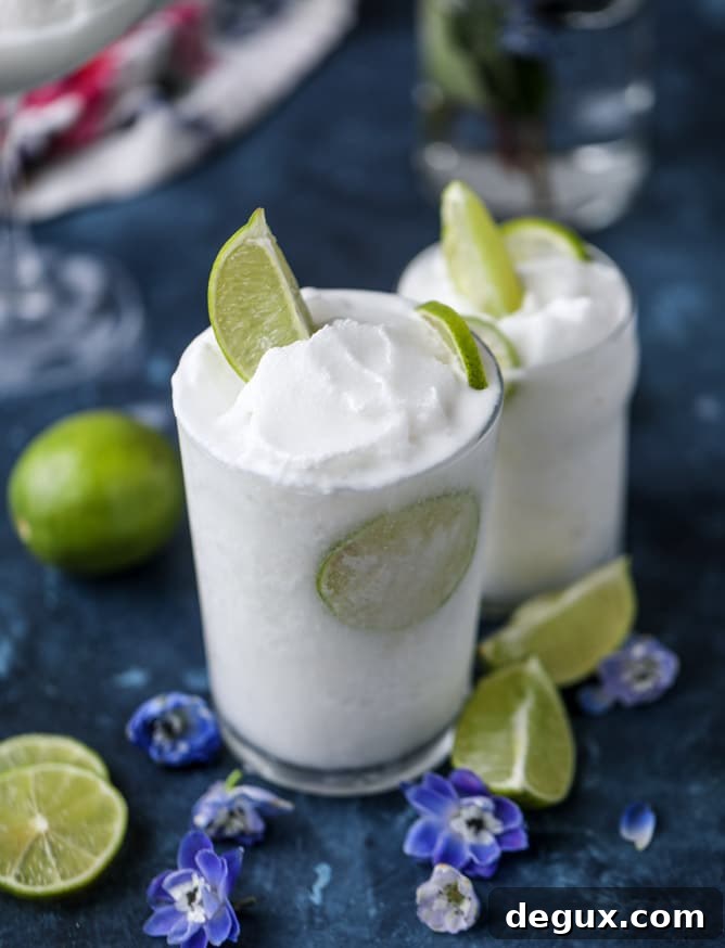 coconut limeade coolers I howsweeteats.com