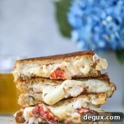 Tarragon Garlic Butter Lobster Grilled Cheese Sandwich 8 img 51111 7