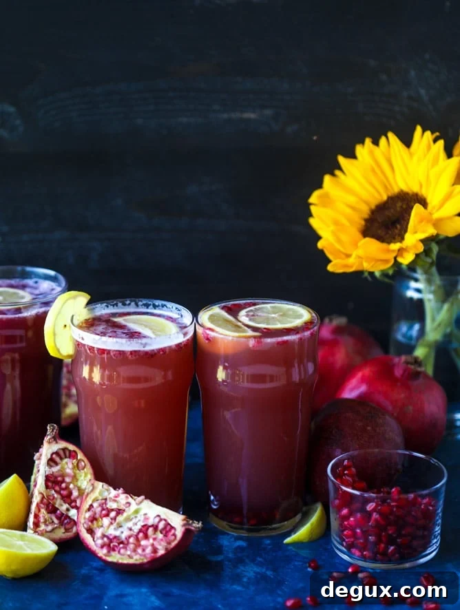 pomegranate shandy recipe I howsweeteats.com