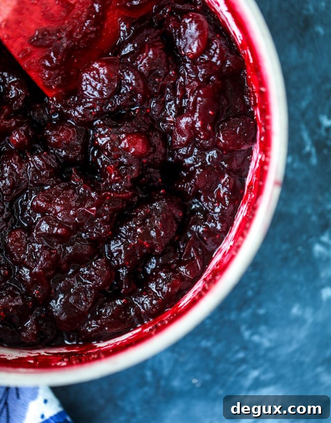 Bourbon Vanilla Cranberry Sauce Recipe for Friendsgiving 2017 4 bourbon cider vanilla cranberry sauce I howsweeteats.com #thanksgiving #cranberrysauce #sidedish