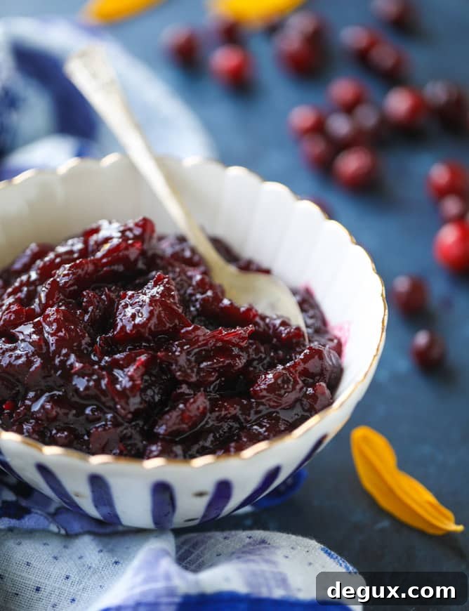 Bourbon Vanilla Cranberry Sauce Recipe for Friendsgiving 2017 6 bourbon cider vanilla cranberry sauce I howsweeteats.com #thanksgiving #cranberrysauce #sidedish